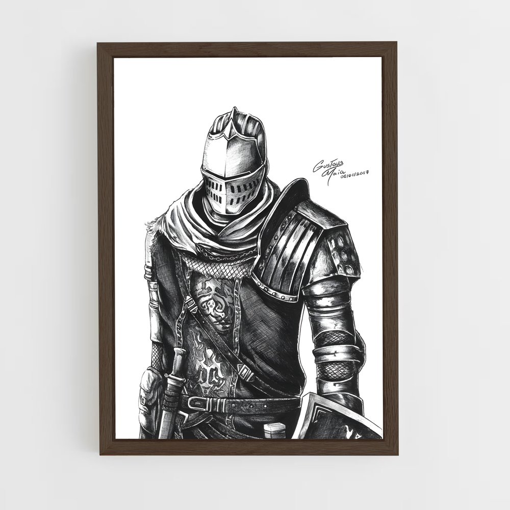 Poster Chosen undead – affiche Dark souls (vue 5)